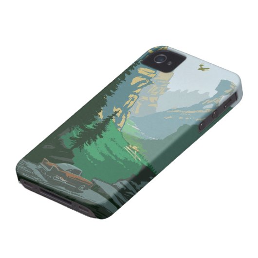 V-6 Valley Illustration Case-Mate iPhone Case (Bottom)