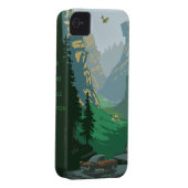 V-6 Valley Illustration Case-Mate iPhone Case (Back/Right)