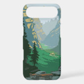 V-6 Valley Illustration Case-Mate iPhone Case (Back)