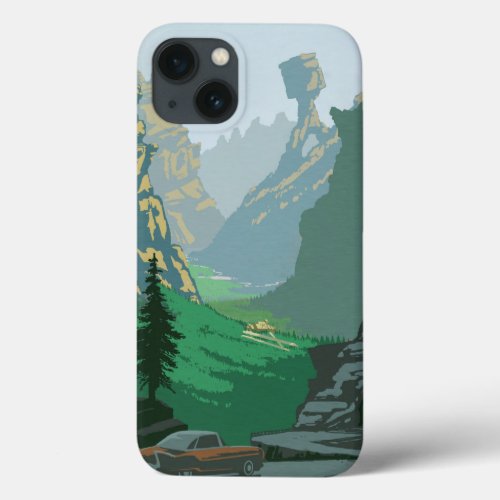 V_6 Valley Illustration iPhone 13 Case