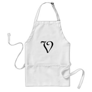V ADULT APRON