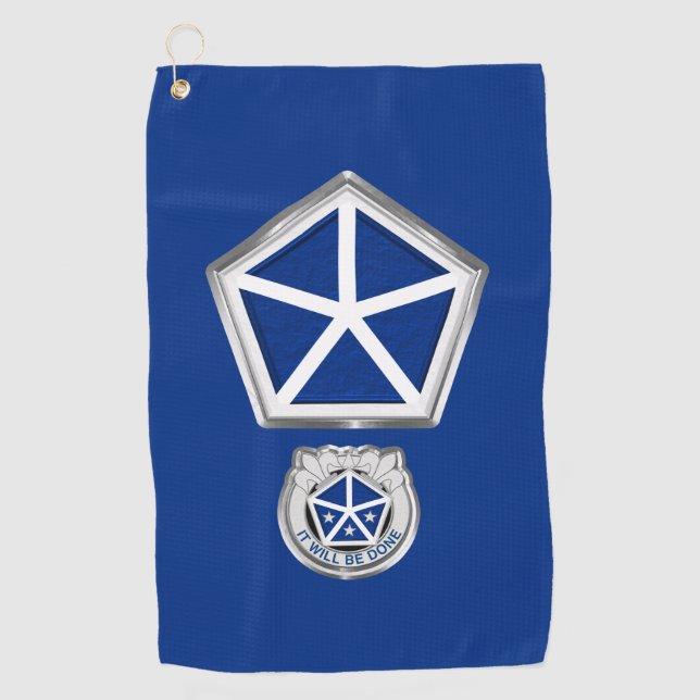 V Armored Corps Customized Patch Golf Towel (Front)