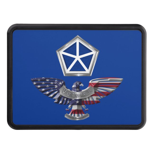 V Armored Corps Eagle Hitch Cover (Front)