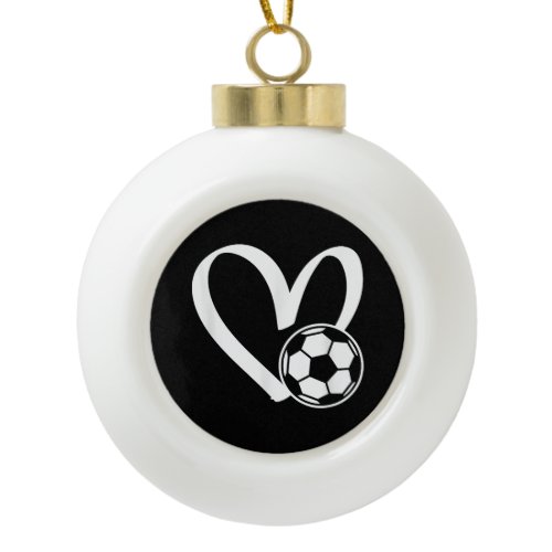 v ceramic ball christmas ornament