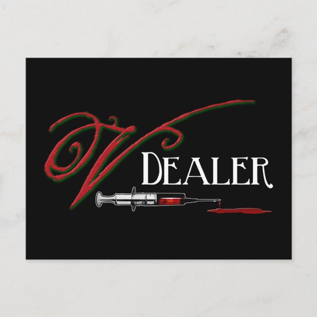 V Dealer - Vampire Blood Postcard (Front)