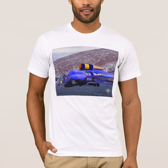 V.E.M -Trilomobil Aeroplane ,Science Fiction T-Shirt (Front)