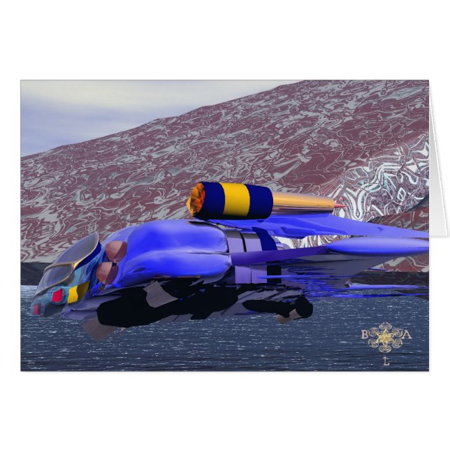 V.E.M -TRILOMOBIL Science Fiction Vehicles Cards (Front Horizontal)