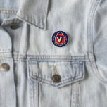 V FOR VACCINE Pin<br><div class="desc">I thought that folks with vaccinations should have a pin in celebration. A new take on the old V is for Victory pin from the WWII era.</div>
