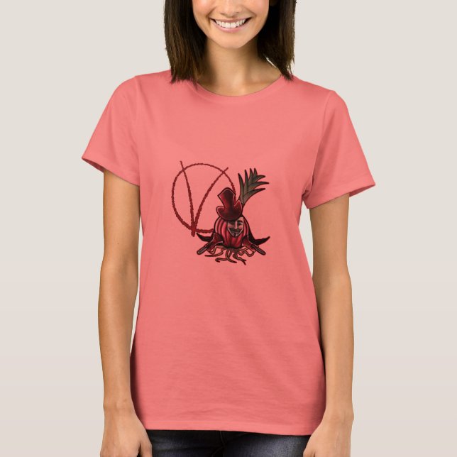 V for Vegetarian T-Shirt (Front)