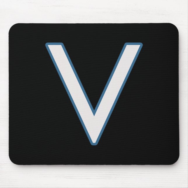 V Games Funny Gaming Video Game Adult  Mouse Pad (Front)