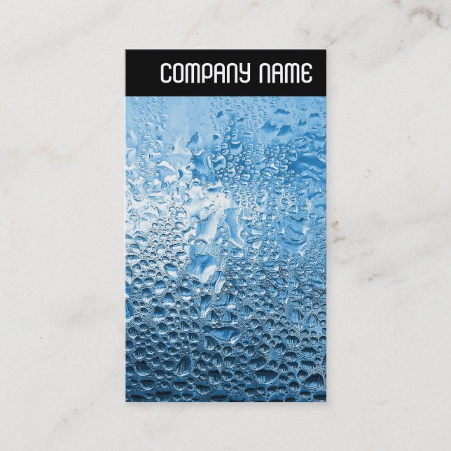 V Header - Blue Water Business Card (Front)