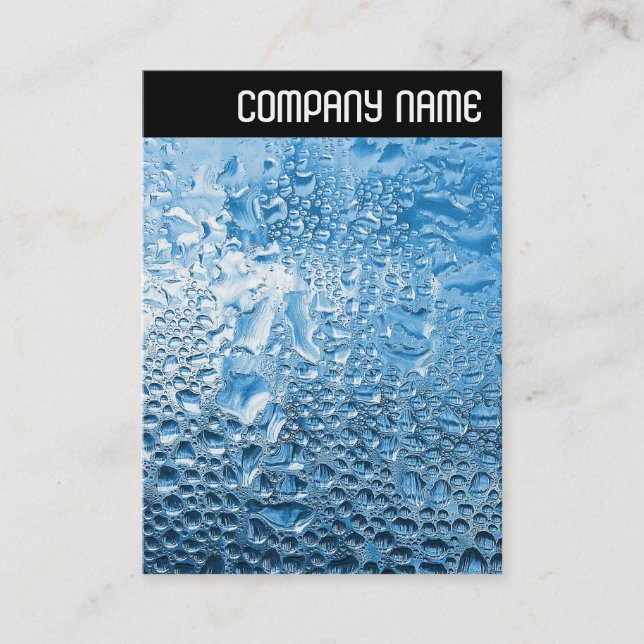 V Header - Blue Water Business Card (Front)