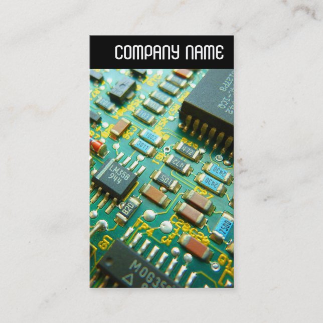 V Header - Circuitry Business Card (Front)