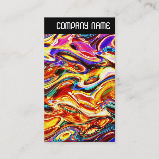 V Header - Color Mix 01 Business Card (Front)