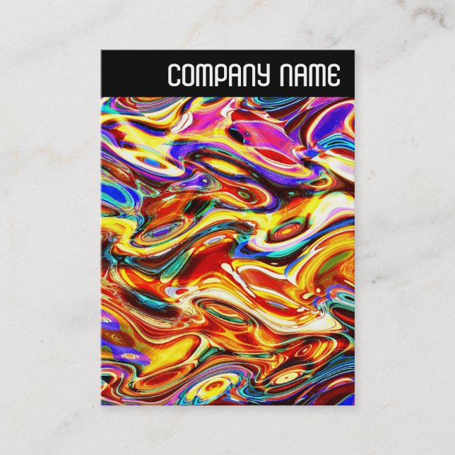 V Header - Color Mix 01 Business Card (Front)