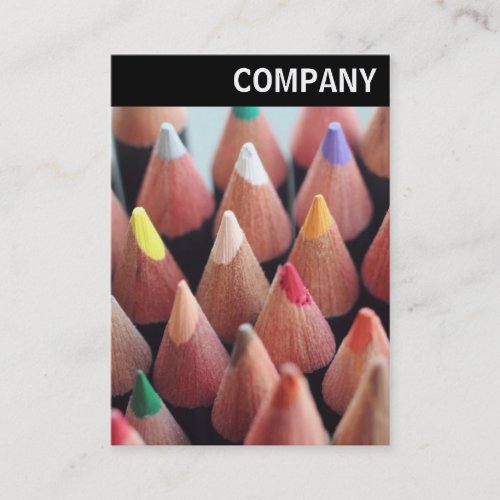 V Header _ Color Pencils Business Card