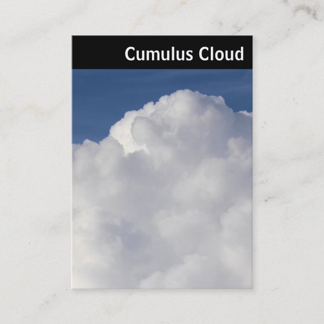 V Header - Cumulus Cloud Business Card (Front)