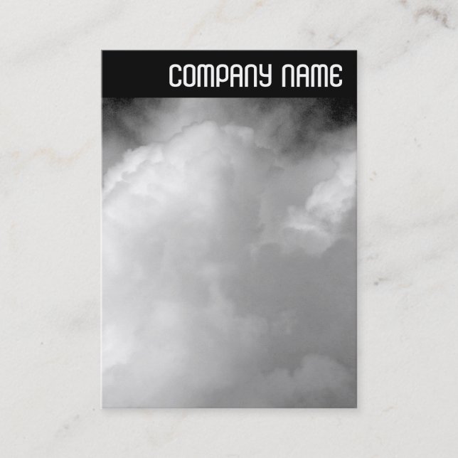 V Header - Dramatic Sky Business Card (Front)