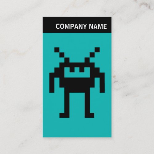 V Header _ Image _ Nanobot on Aqua_blue Business Card