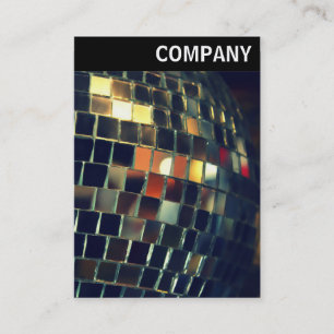 V Header - Mirror Ball Business Card
