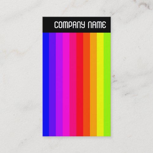 V Header _ Photo _ Color Bars 01a Business Card