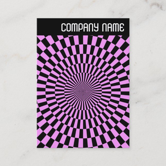 V Header - Photo - Op Art 010 Business Card (Front)