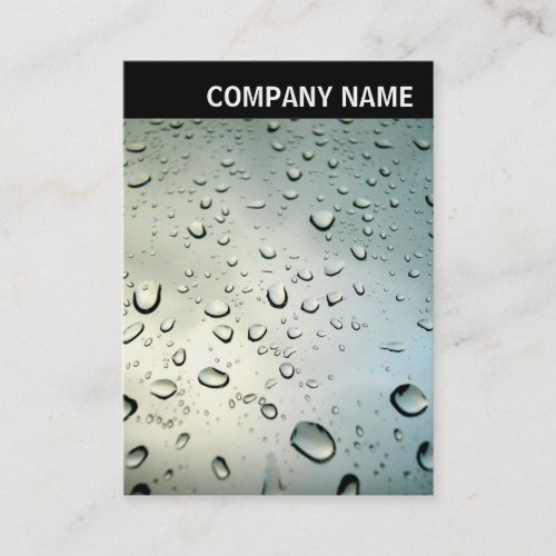 V Header - Photo - Rain on My Window Business Card