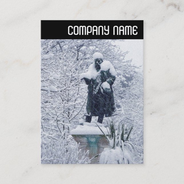 V Header - Snow in the Park Business Card (Front)