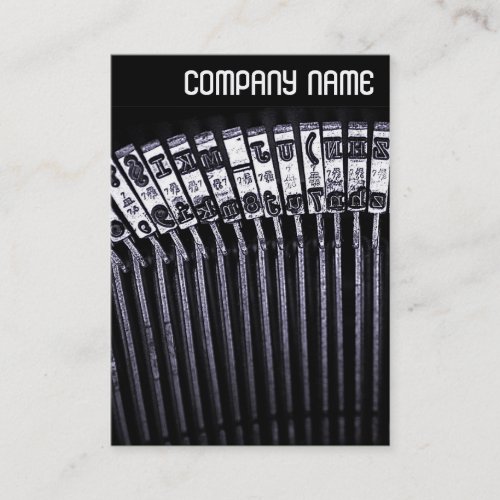 V Header _ Typewriter Business Card