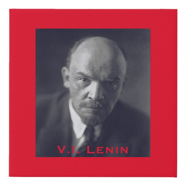 V.I. Lenin - Soviet Union Boss - CCCP Faux Canvas Print (Front)