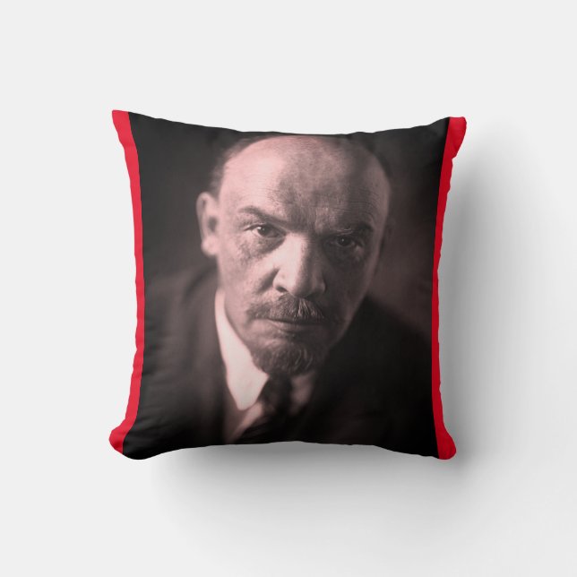 V.I. Lenin - Soviet Union Boss - USSR Throw Pillow (Front)