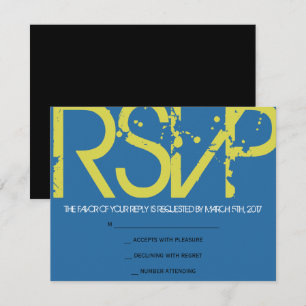 V Initial Collection Bar Bat Mitzvah Invitation