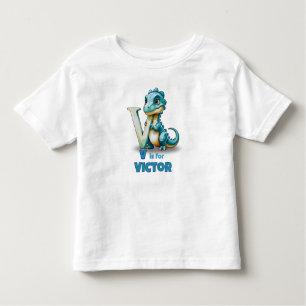 V is for Velociraptor – Toddler T-shirt