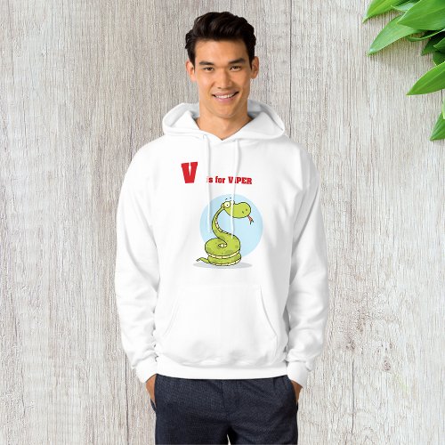 V is for Viper Mens Hoodie