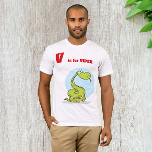 V is for Viper Mens T-Shirt