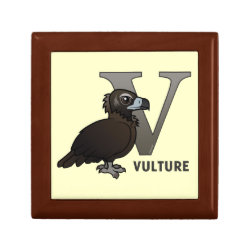 V is for Vulture Small Gift Box 5.125