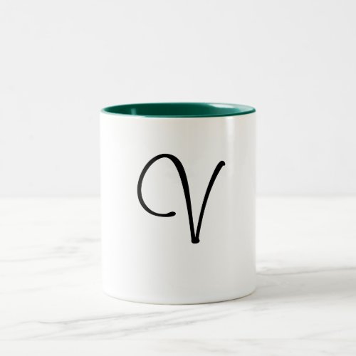 V Letter Mug