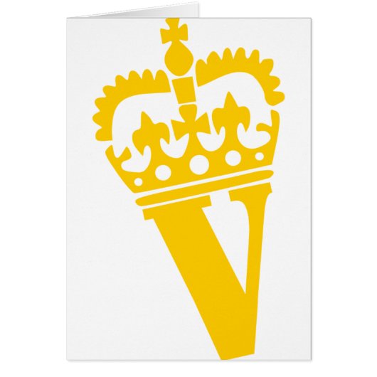 V - Letter - Name Cards (Front)