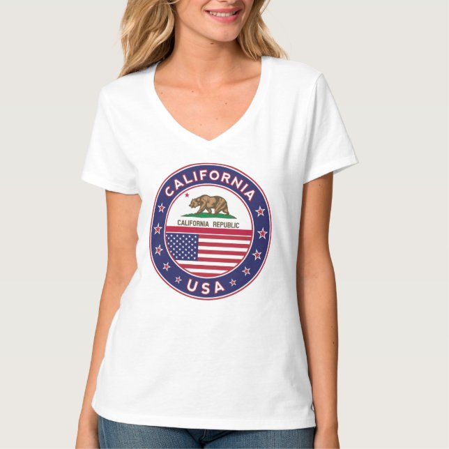 v-neck t-shirt (Front)