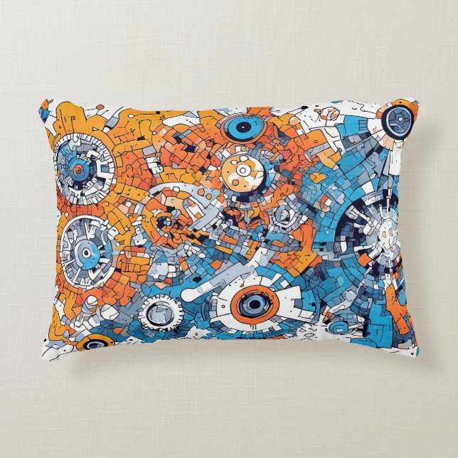 V-Pulse 2 Accent Pillow (Front)