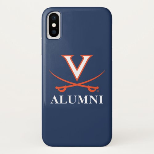 V Sabre Alumni iPhone X Case