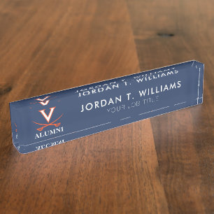 V Sabre Alumni Desk Name Plate
