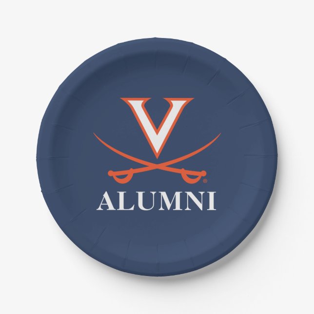 V Sabre Alumni Paper Plates (Front)
