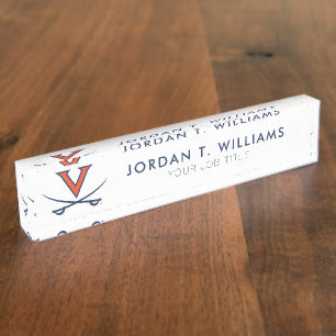 V Sabre Desk Name Plate