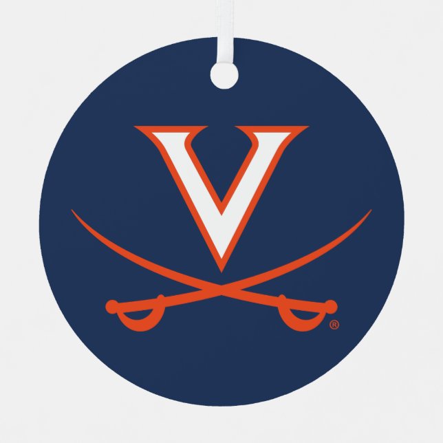 V Sabre Metal Ornament (Front)