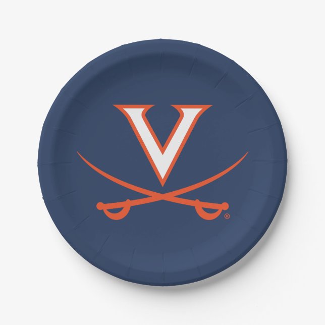 V Sabre Paper Plates (Front)