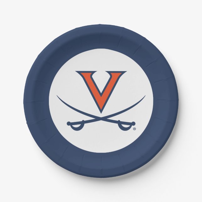 V Sabre Paper Plates (Front)