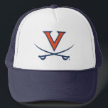 V Sabre Trucker Hat<br><div class="desc">Check out these Virginia Cavaliers designs! Show off your Virginia Cavaliers pride with these new University products. These make the perfect gifts for the Virginia student,  alumni,  family,  friend or fan in your life. All of these Zazzle products are customizable with your name,  class year,  or club. Go Wahoos!</div>