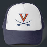 V Sabre Trucker Hat<br><div class="desc">Check out these Virginia Cavaliers designs! Show off your Virginia Cavaliers pride with these new University products. These make the perfect gifts for the Virginia student,  alumni,  family,  friend or fan in your life. All of these Zazzle products are customizable with your name,  class year,  or club. Go Wahoos!</div>