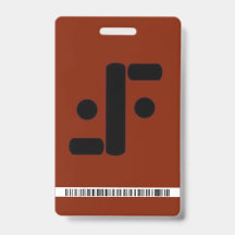 V security badge